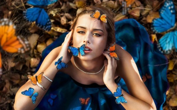 бабочка необычная