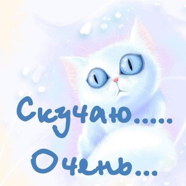 открытка люблю скучаю