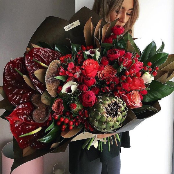 большие букеты