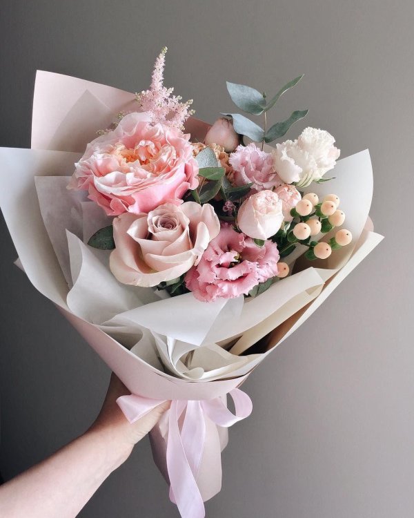 модные букеты