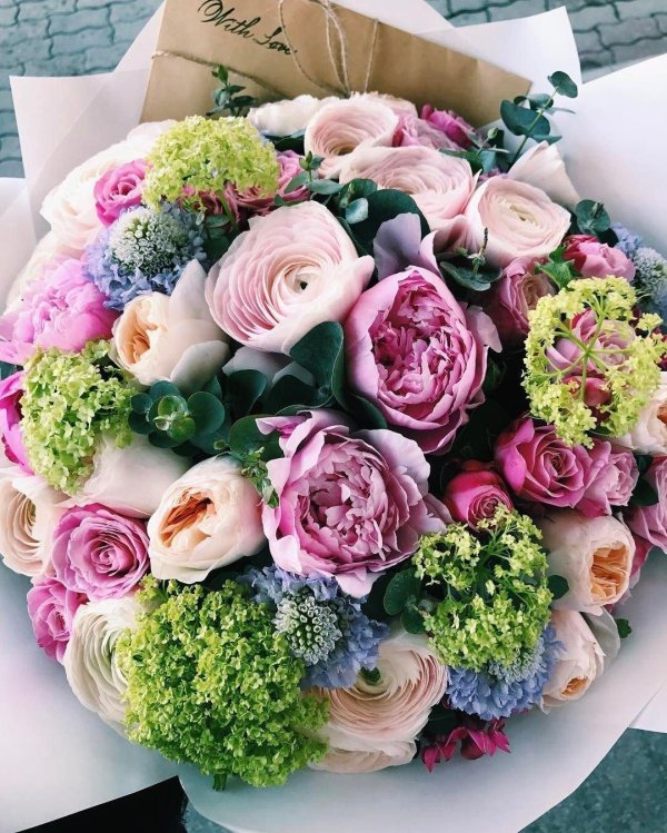 модные букеты