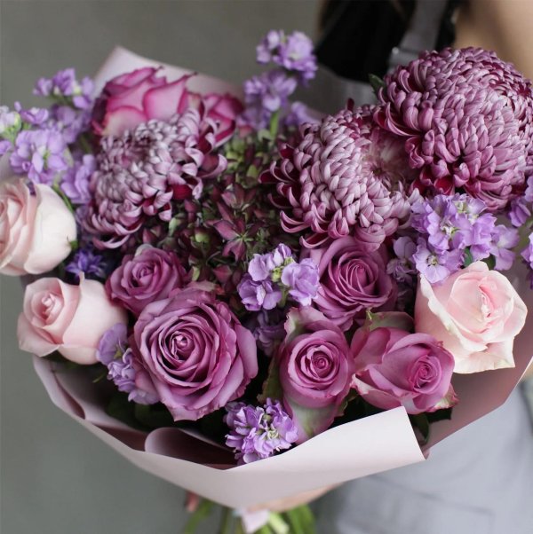 модные букеты