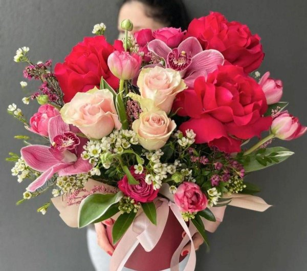 композиции в шляпной коробке