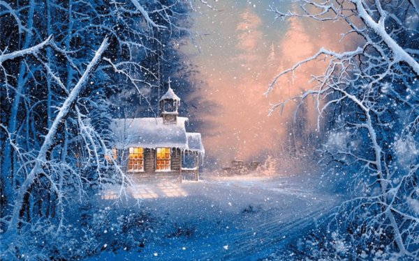 зимнего вечера