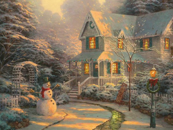 картины томаса кинкейда