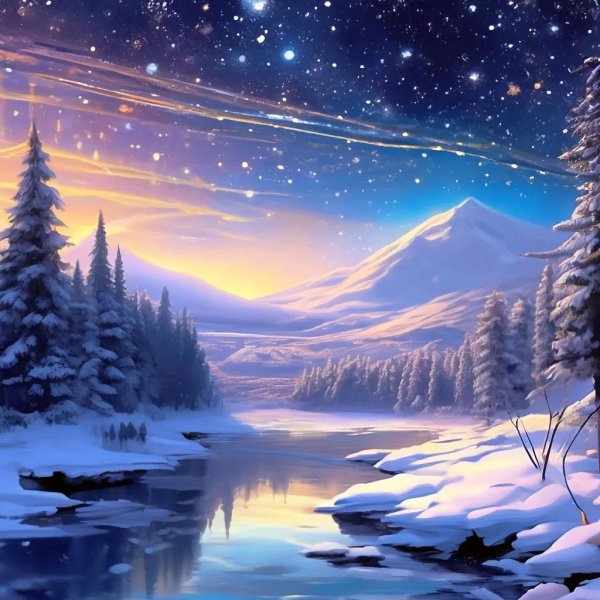 картины зимы красивые пейзажи