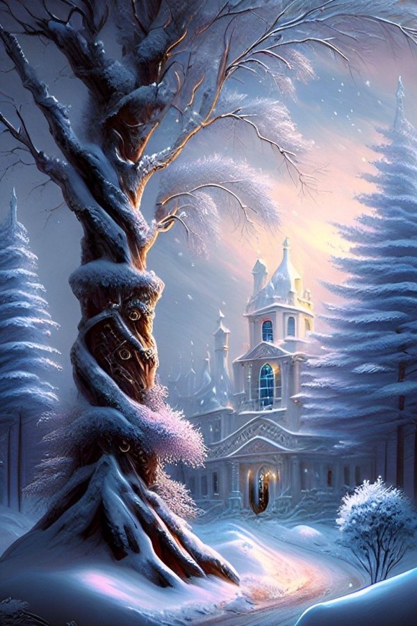 рождественские пейзажи