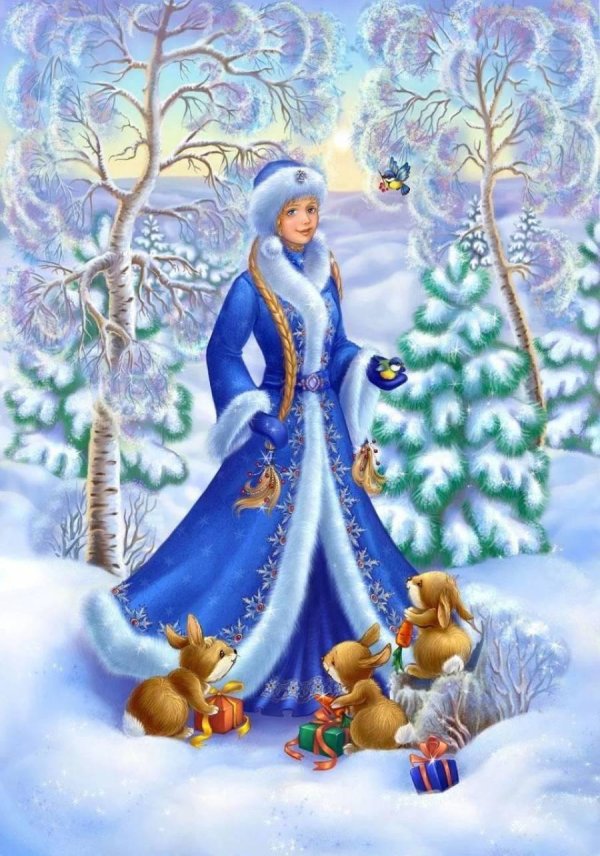 снегурочка рисунки
