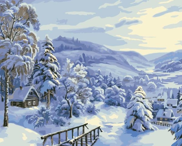 живопись виктор цыганов зима