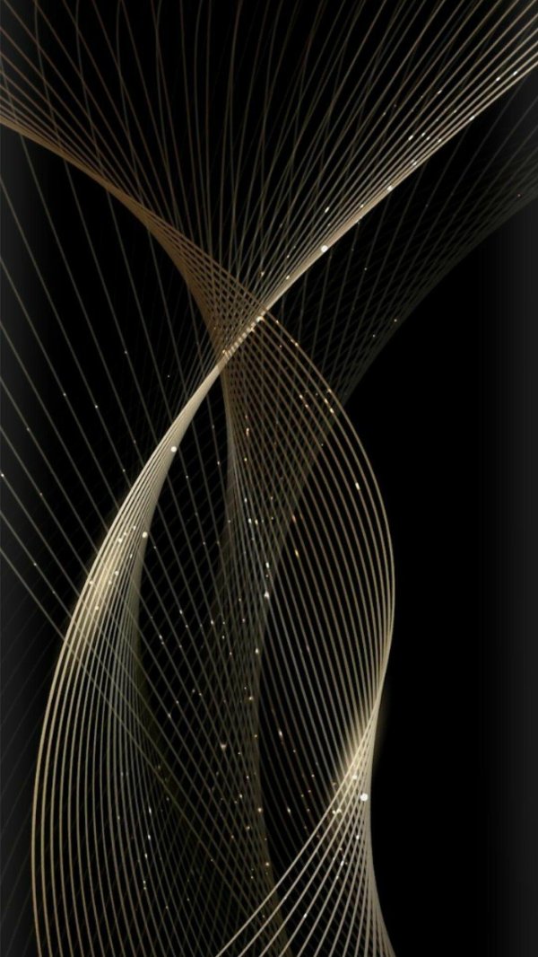 золотые линии абстракция