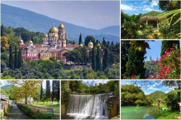 абхазия достопримечательности новоафонский монастырь