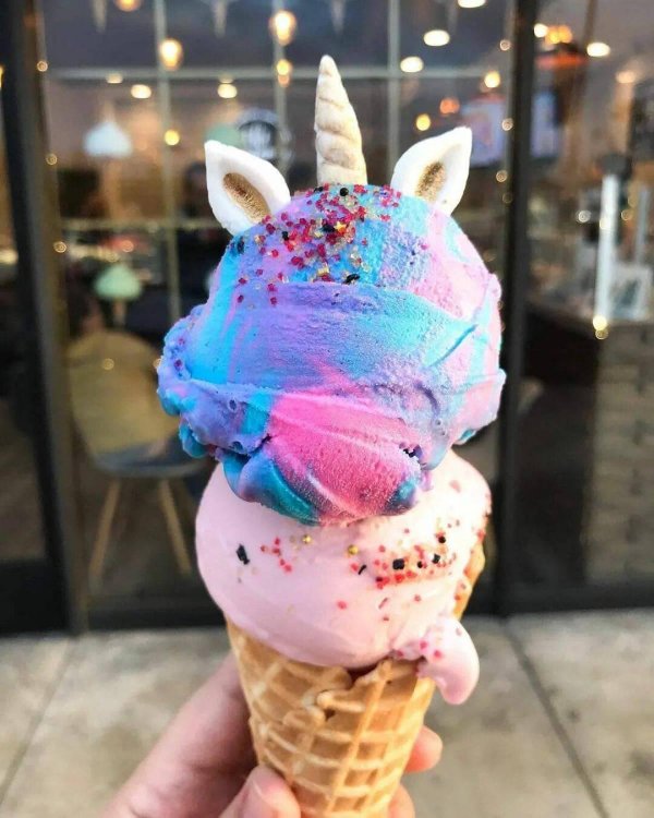 мороженое единорог