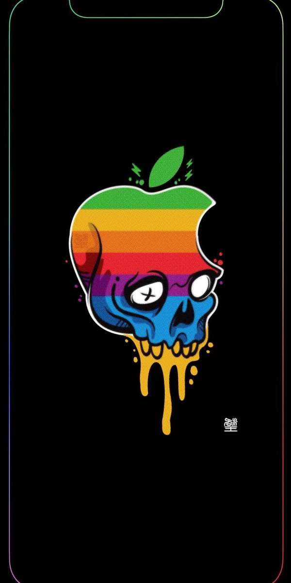 радужные черепа