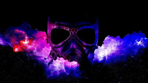 фиолетовый дым