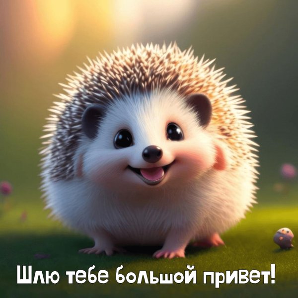 мультяшный ёжик