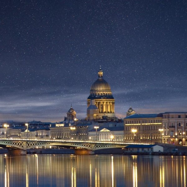 ночной санкт петербург