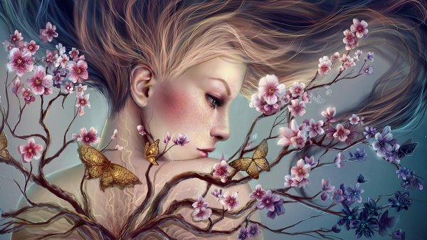 девушка весна