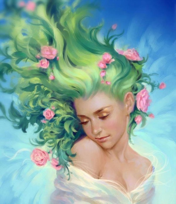 цветочная девушка