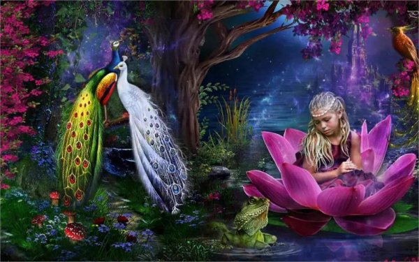 павлин картина