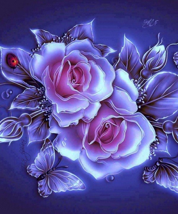 папертоль карамельные розы