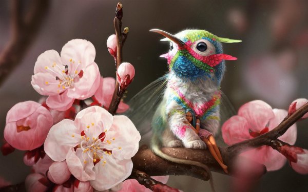 птичка колибри