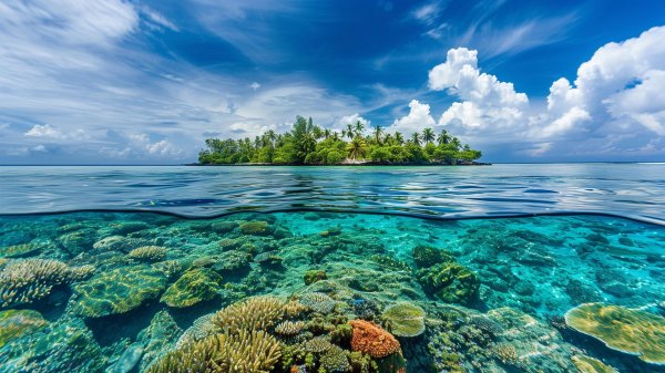 остров тропический