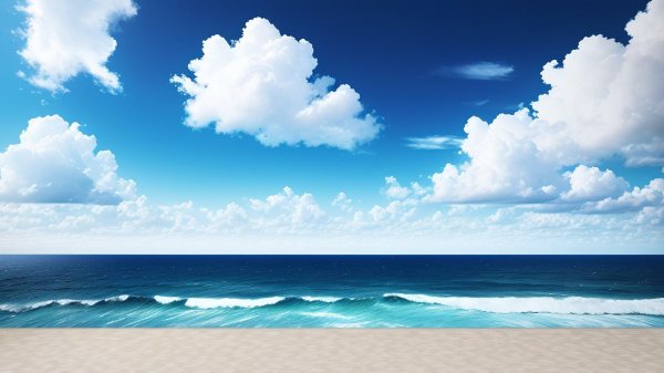 голубые облака обои