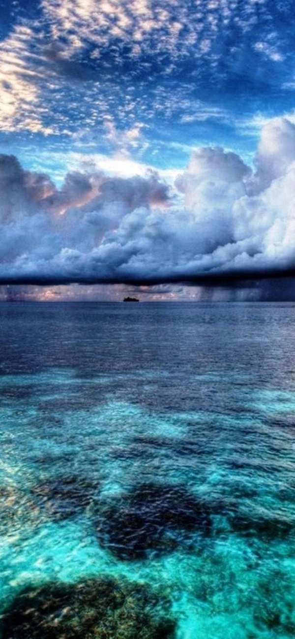 красивый океан