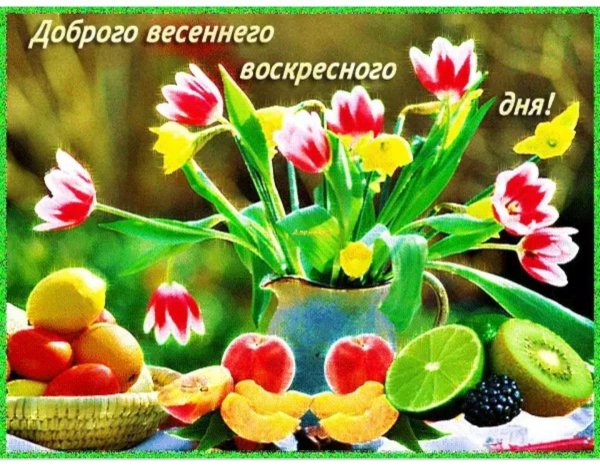 доброго весеннего воскресного дня
