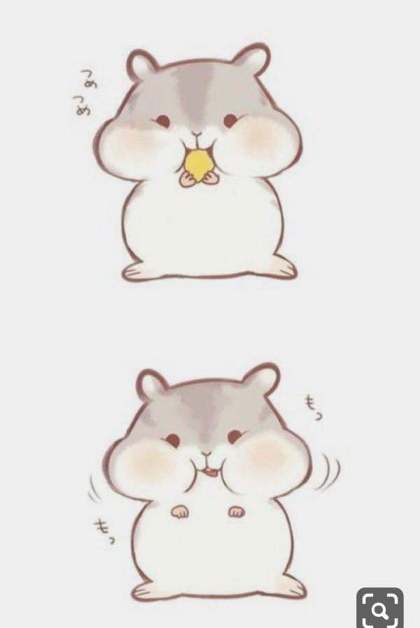 хомяк для срисовки