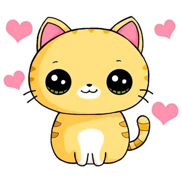 няшные котики рисунки