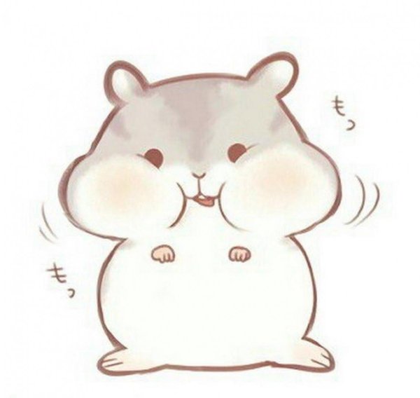 хомячок для срисовки