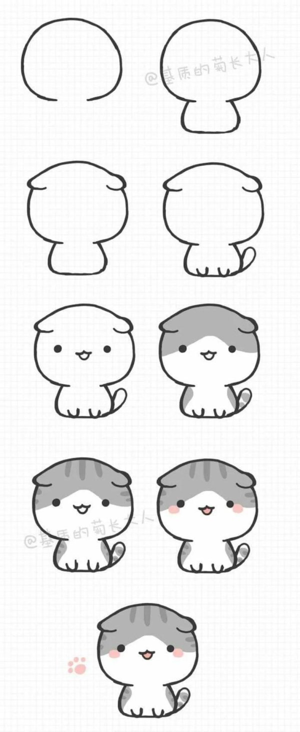 рисунки для срисовки лёгкие