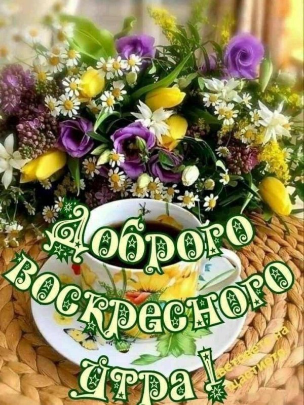 доброго утра воскресения