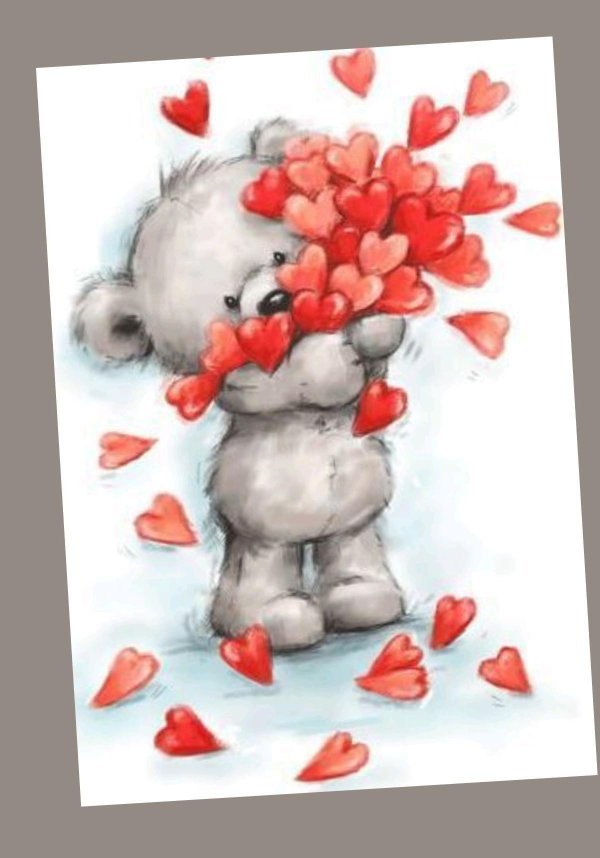 влюбленные мишки