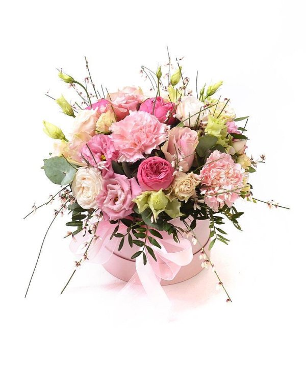 необычные букеты в коробках