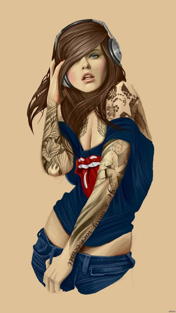 мультяшные девушки