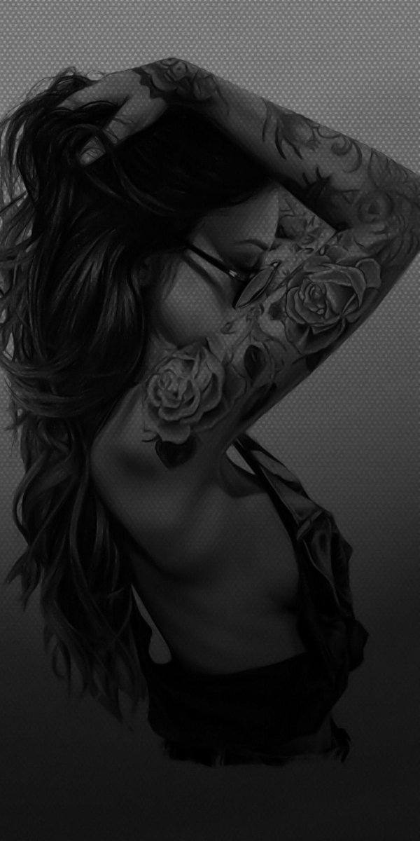 тату девушек