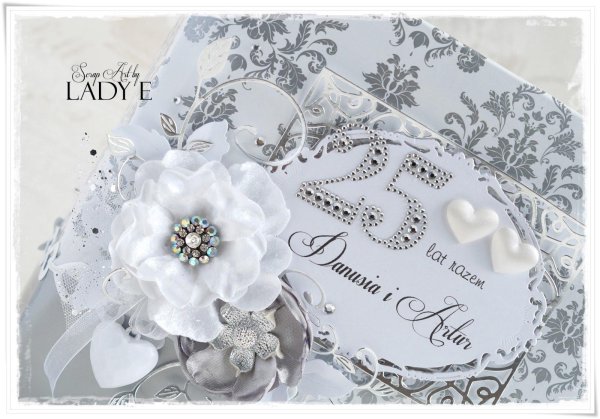 серебряная свадьба открытка