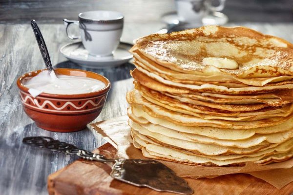 блин со сметаной