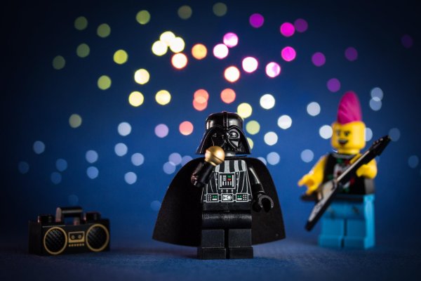 новогодний дарт вейдер лего