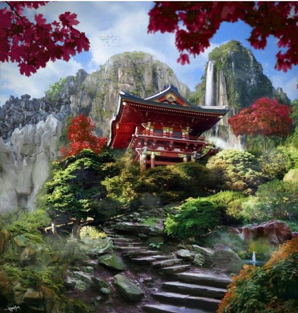китай храм арт