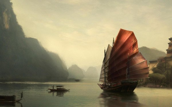 китайский корабль джонка