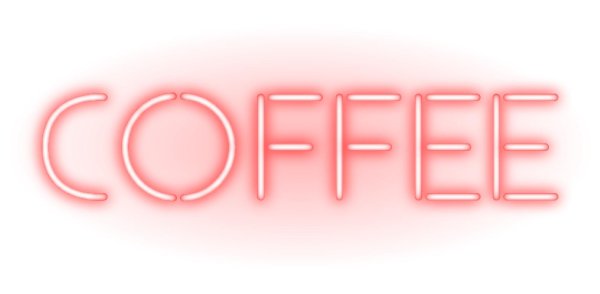 неоновая вывеска